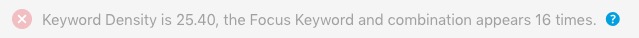 seo keyword density