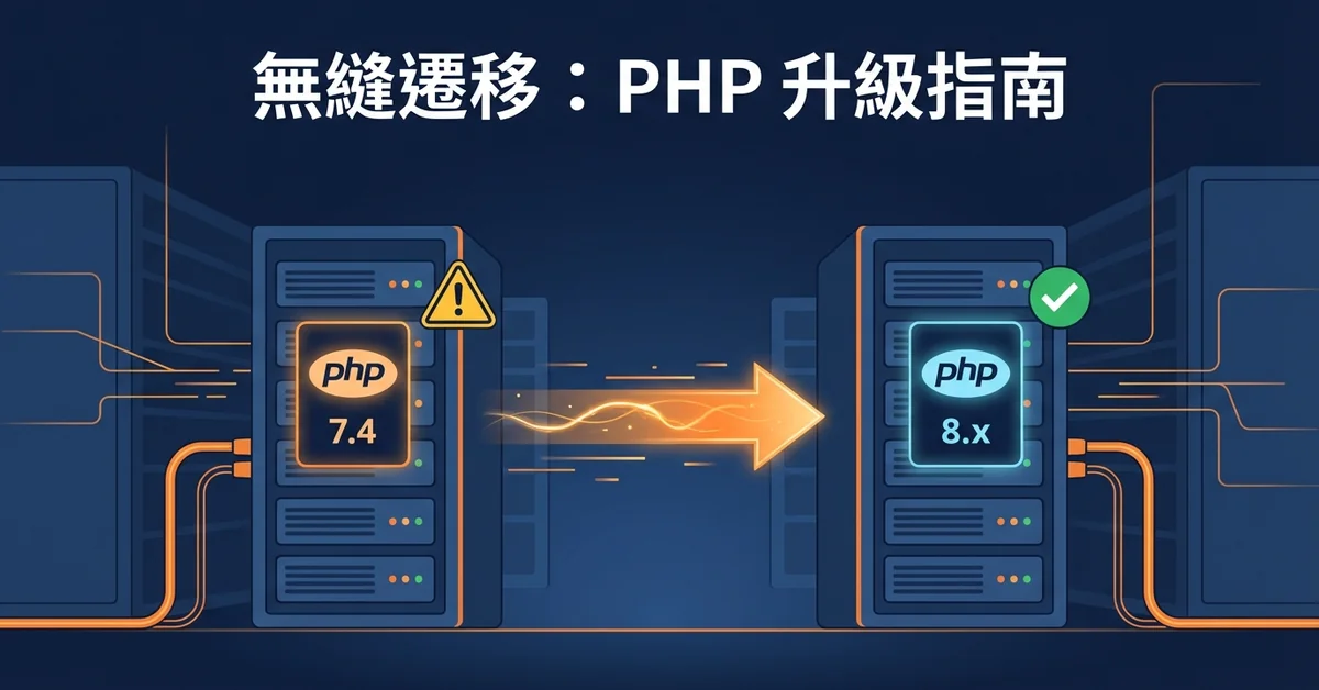 你的網站還在跑 PHP 7.4？這件事沒人告訴你，但現在得說了 – CTK Pro – 竑盛科技